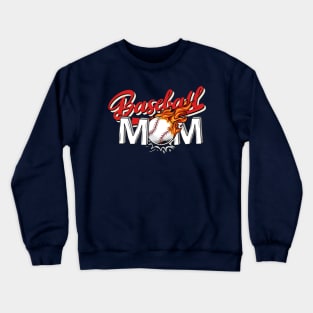 Baseball Mom Crewneck Sweatshirt